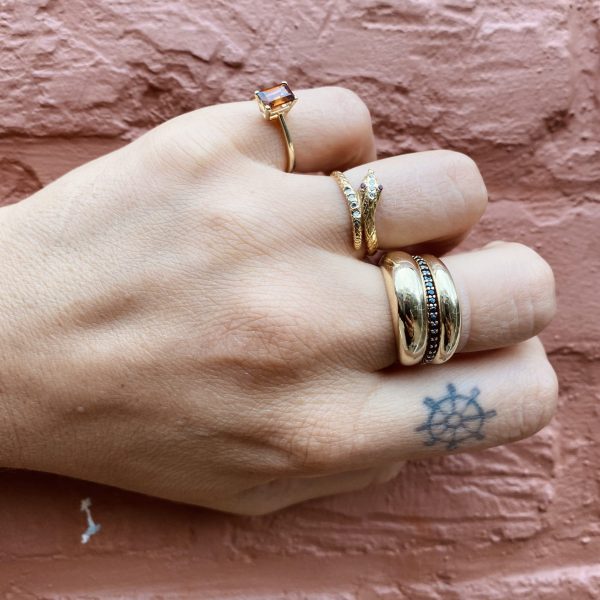 Citrine Baguette Ring - Afbeelding 2