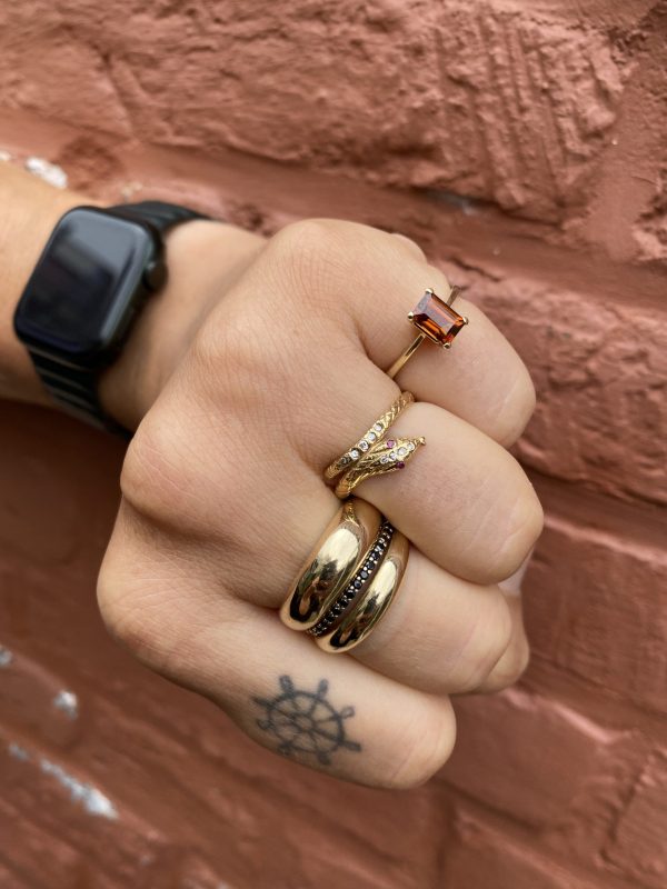 Citrine Baguette Ring - Afbeelding 4