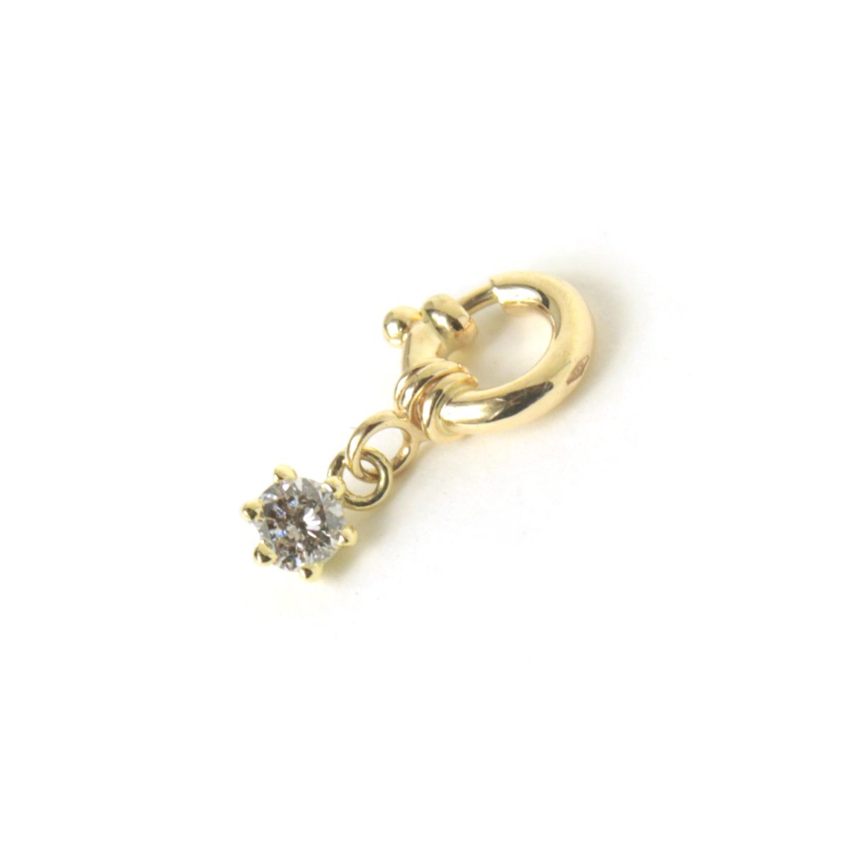 Diamond Spring Ring Charm