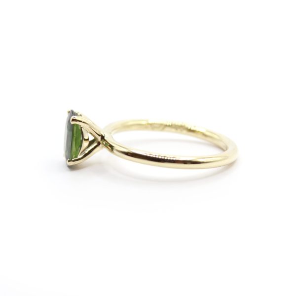 Green Sapphire Oval Ring - Afbeelding 6