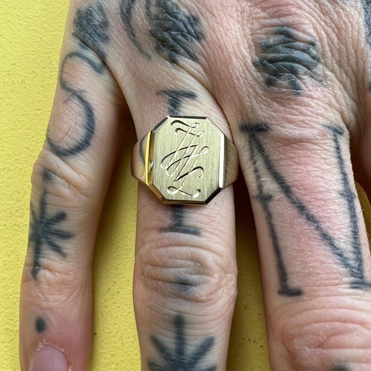 Monogram Signet Ring