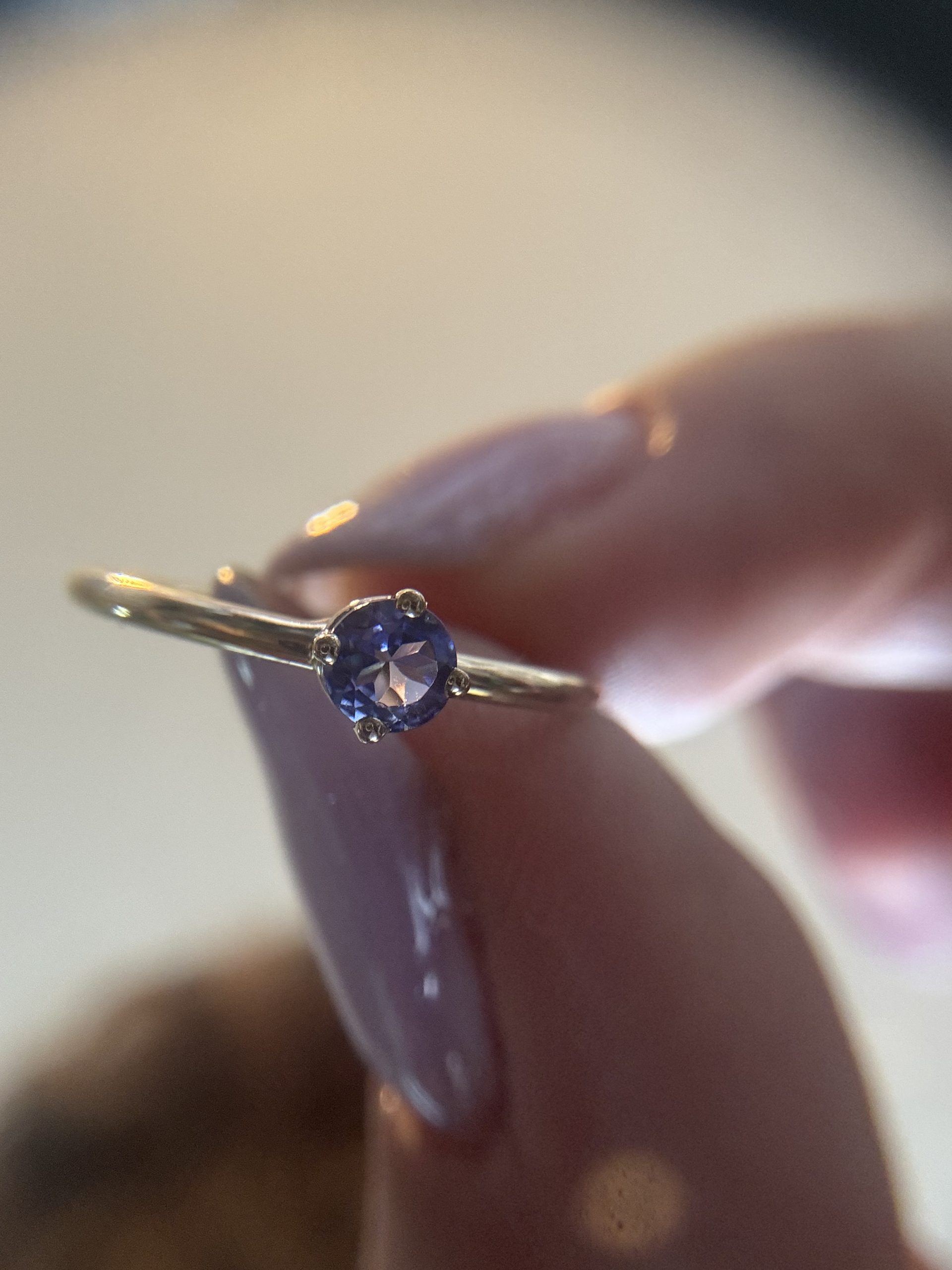 Tanzanite Solitair Ring - Afbeelding 12