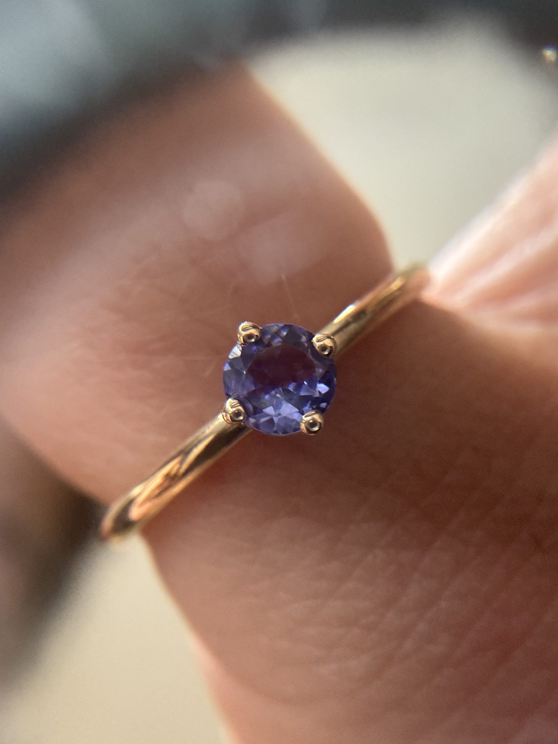 Tanzanite Solitair Ring - Afbeelding 8